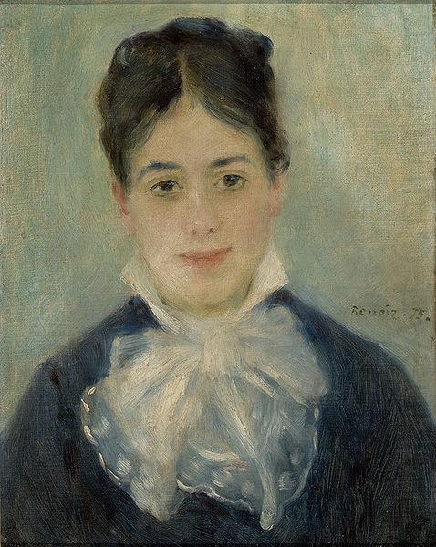 Lady Smiling, Pierre Auguste Renoir